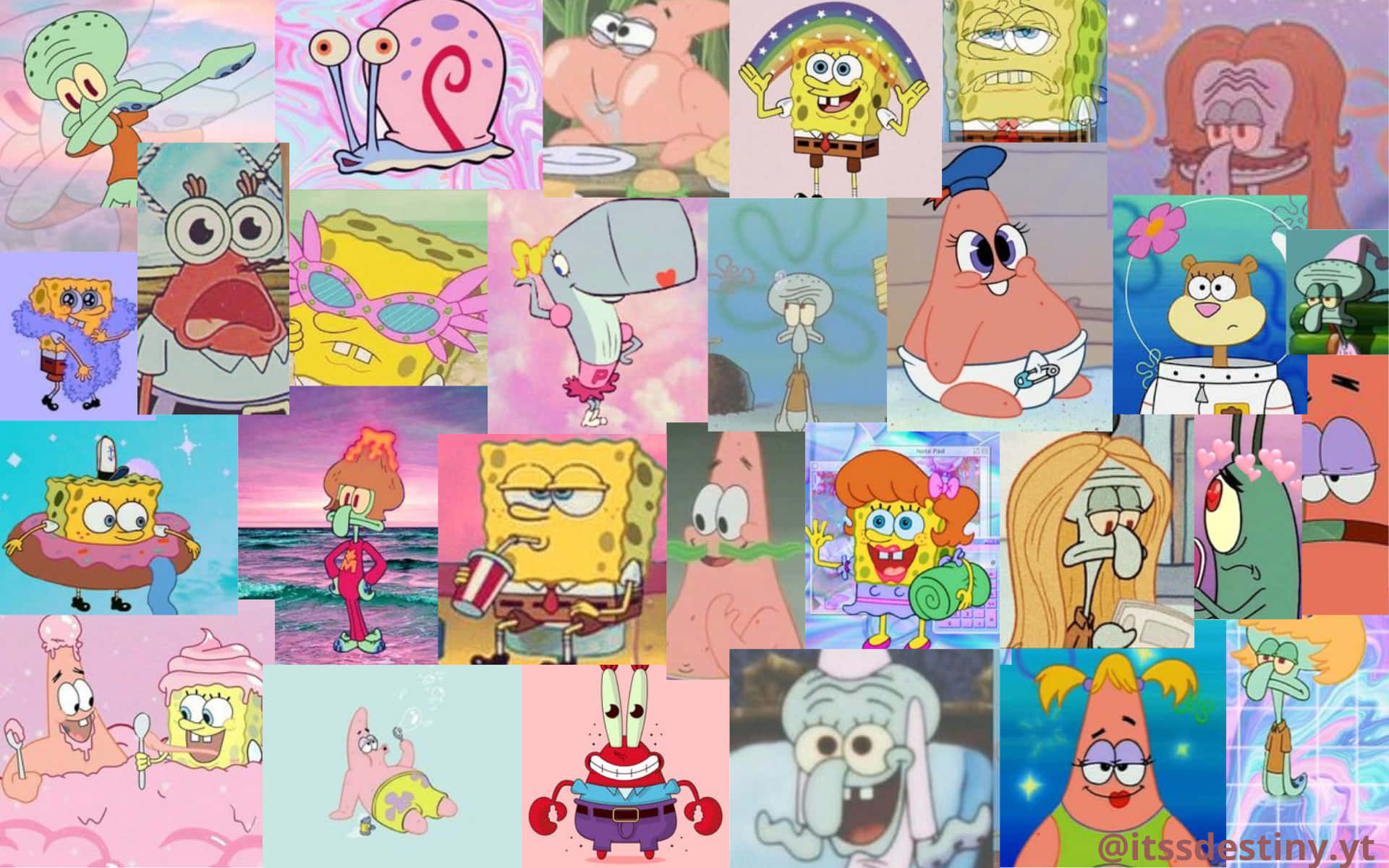 1920x1200 Aesthetic Spongebob Laptop Wallpaper, Desktop