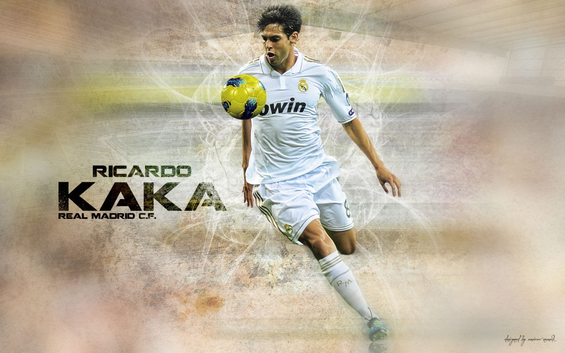 1920x1200 HD desktop wallpaper: Sports, Soccer, Real Madrid C F, Kaká download free picture, Desktop