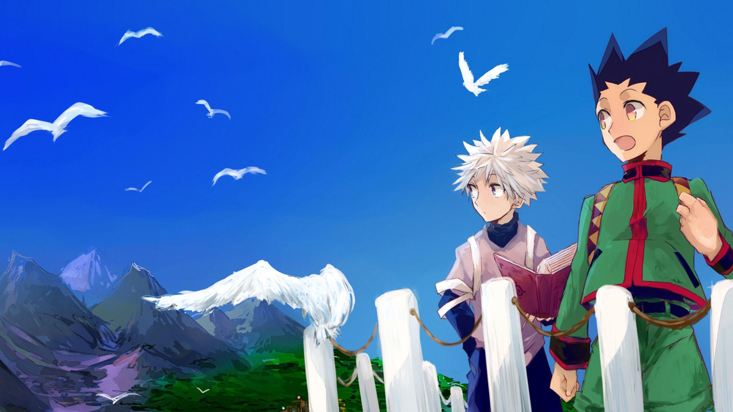 2560x1440 Gon Freecss and Killua, Desktop