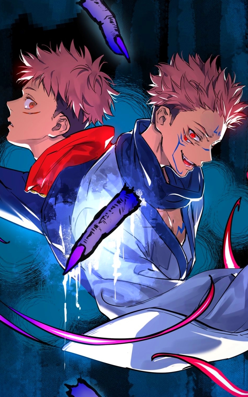 800x1280 Anime, Sukuna Jujutsu Kaisen, Phone