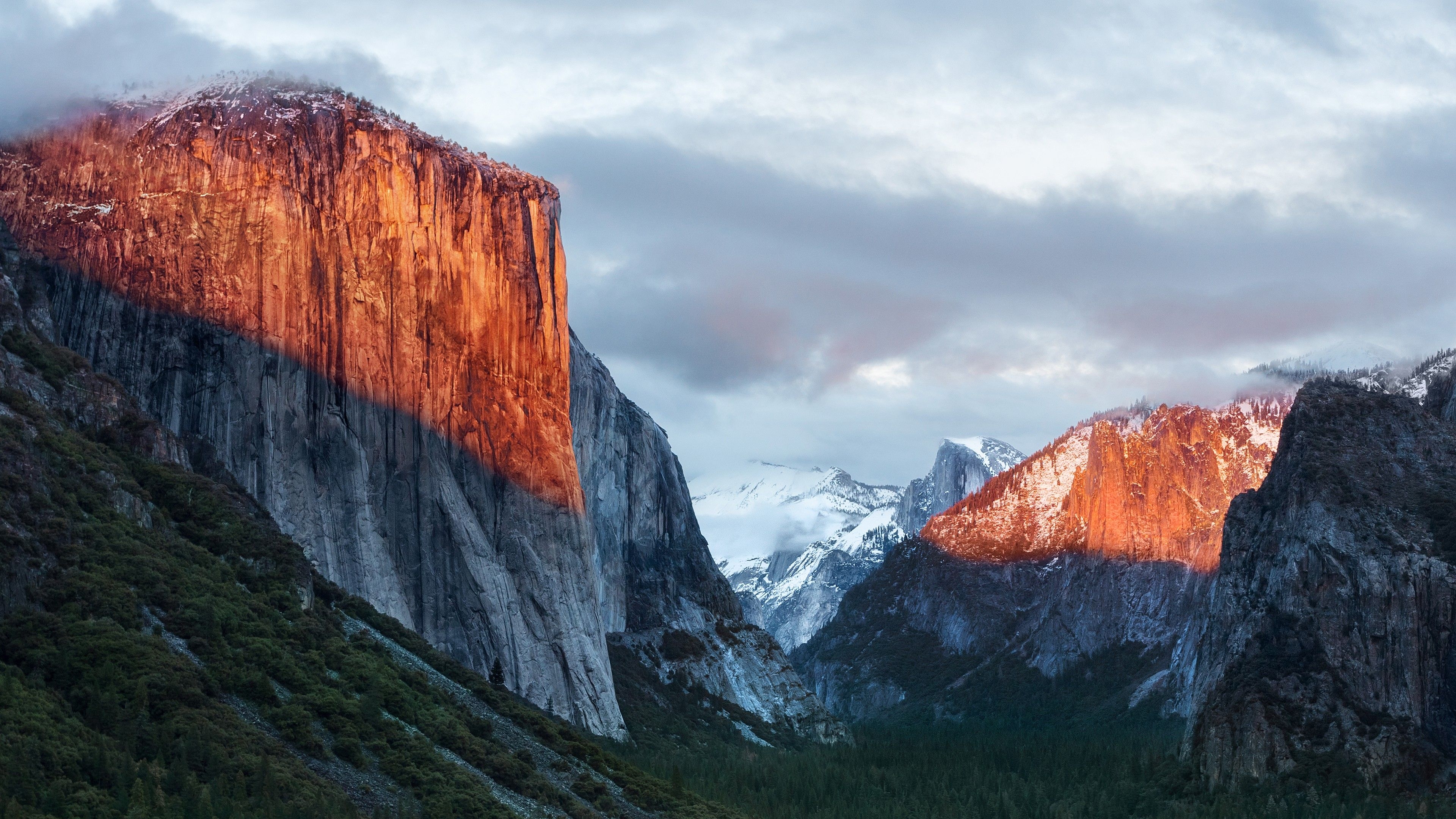 3840x2160 Wallpaper El Capitan, mountain, Yosemite, National Park, California, 5k, Nature, Desktop