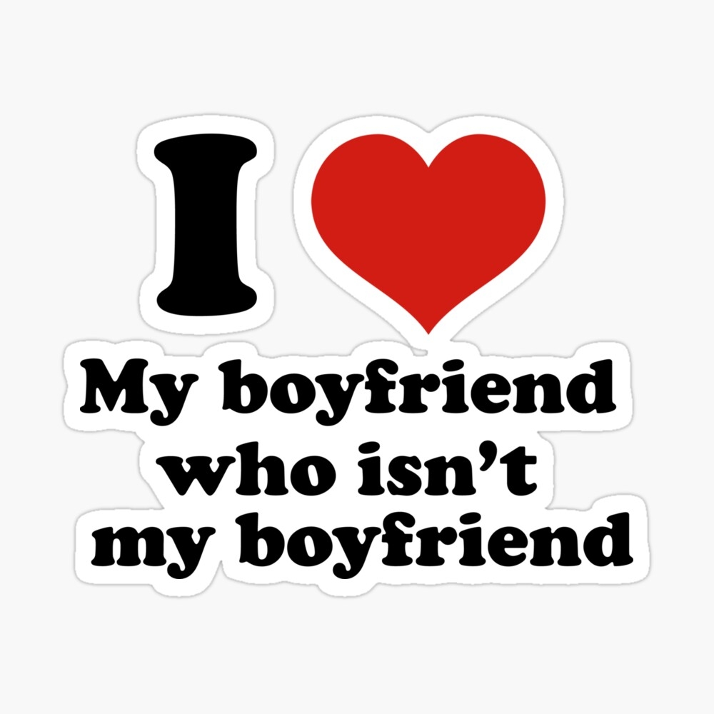 1000x1000 i love my boyfriend Canvas Print, Phone