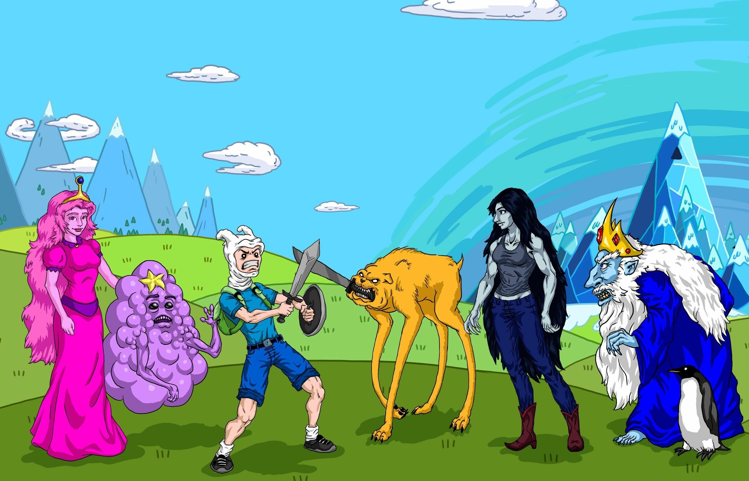 2500x1610 Adventure Time Wallpaper: HD, 4K, 5K for PC and Mobile. Download free image for iPhone, Android, Desktop