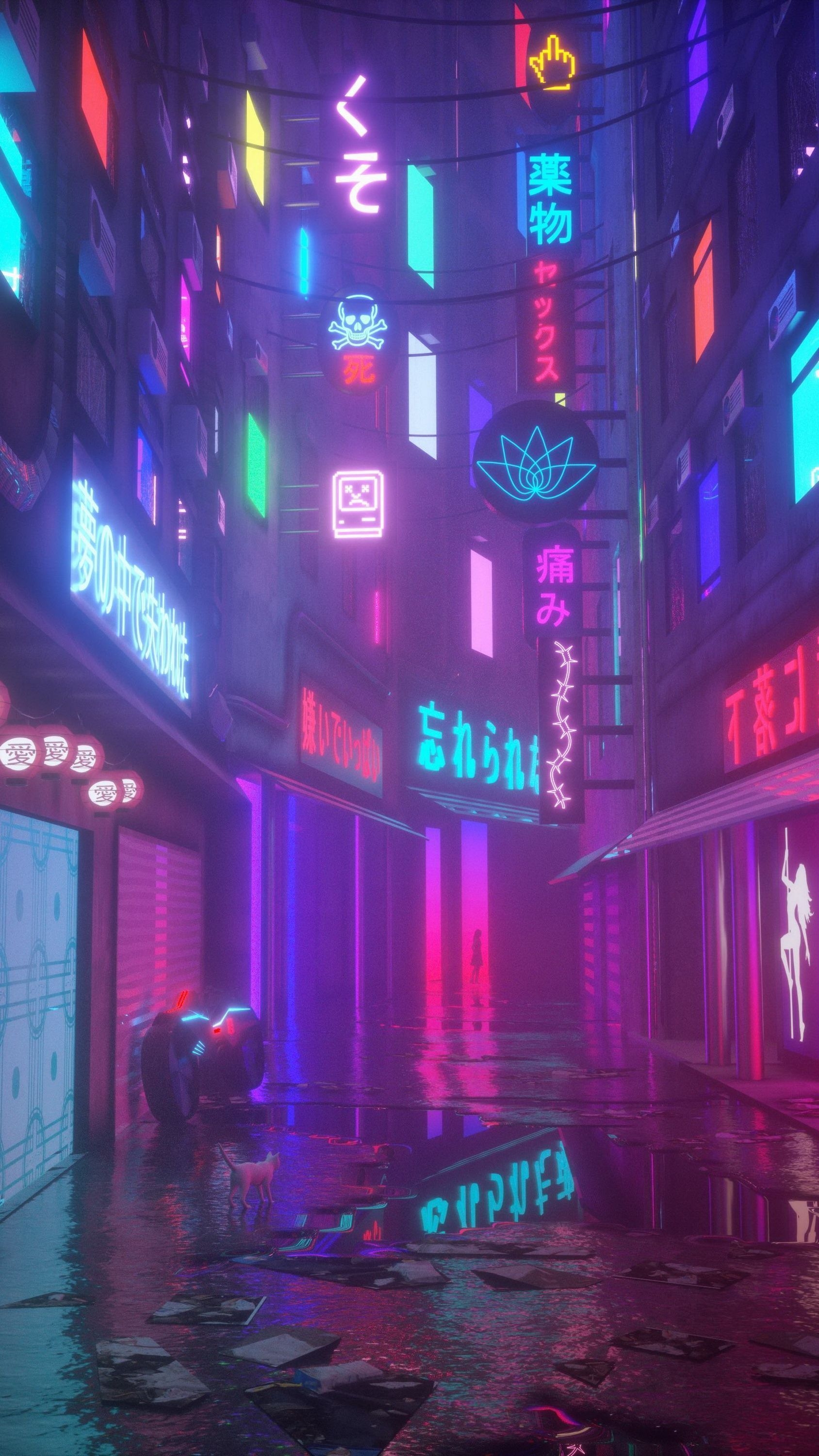 1690x3000 Lo Fi Aesthetic Anime Wallpaper Free Lo Fi Aesthetic Anime Background, Phone