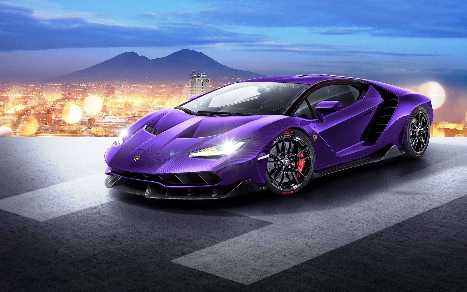 1920x1200 Purple Lamborghini Wallpaper, Desktop