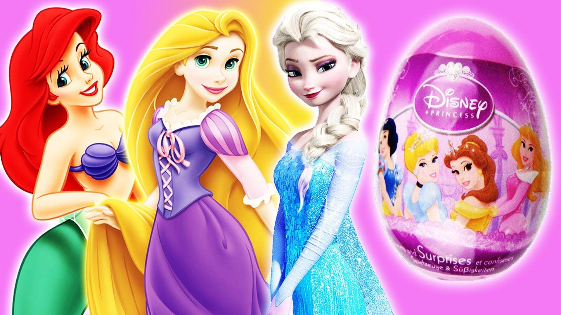 1920x1080 Disney Princess movie surprise egg of Frozen Elsa & Anna, Dora, Barbie, Kitty, Desktop