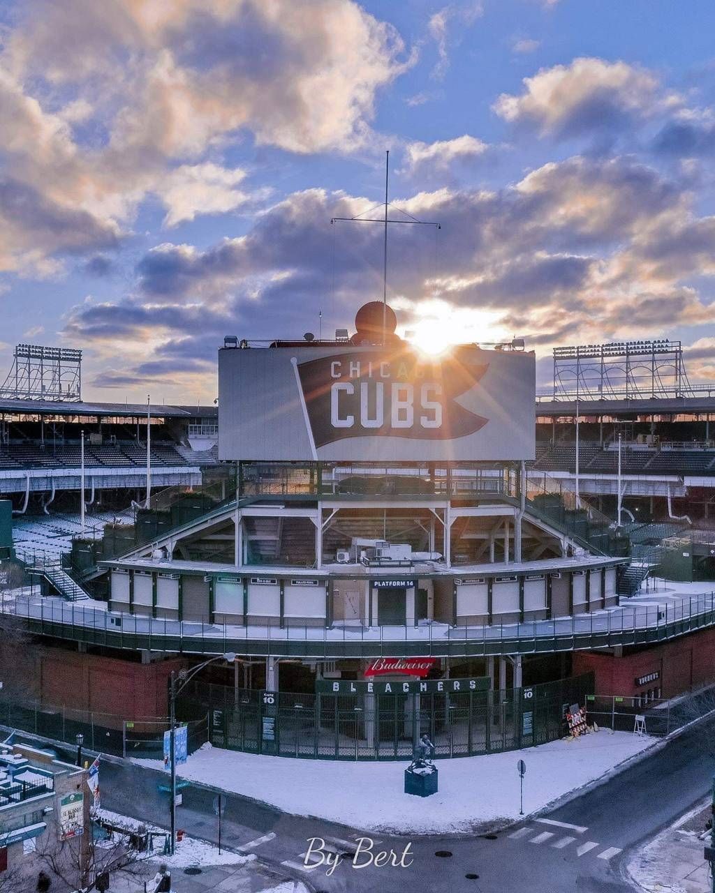 1030x1280 Wrigley Field wallpaper, Phone