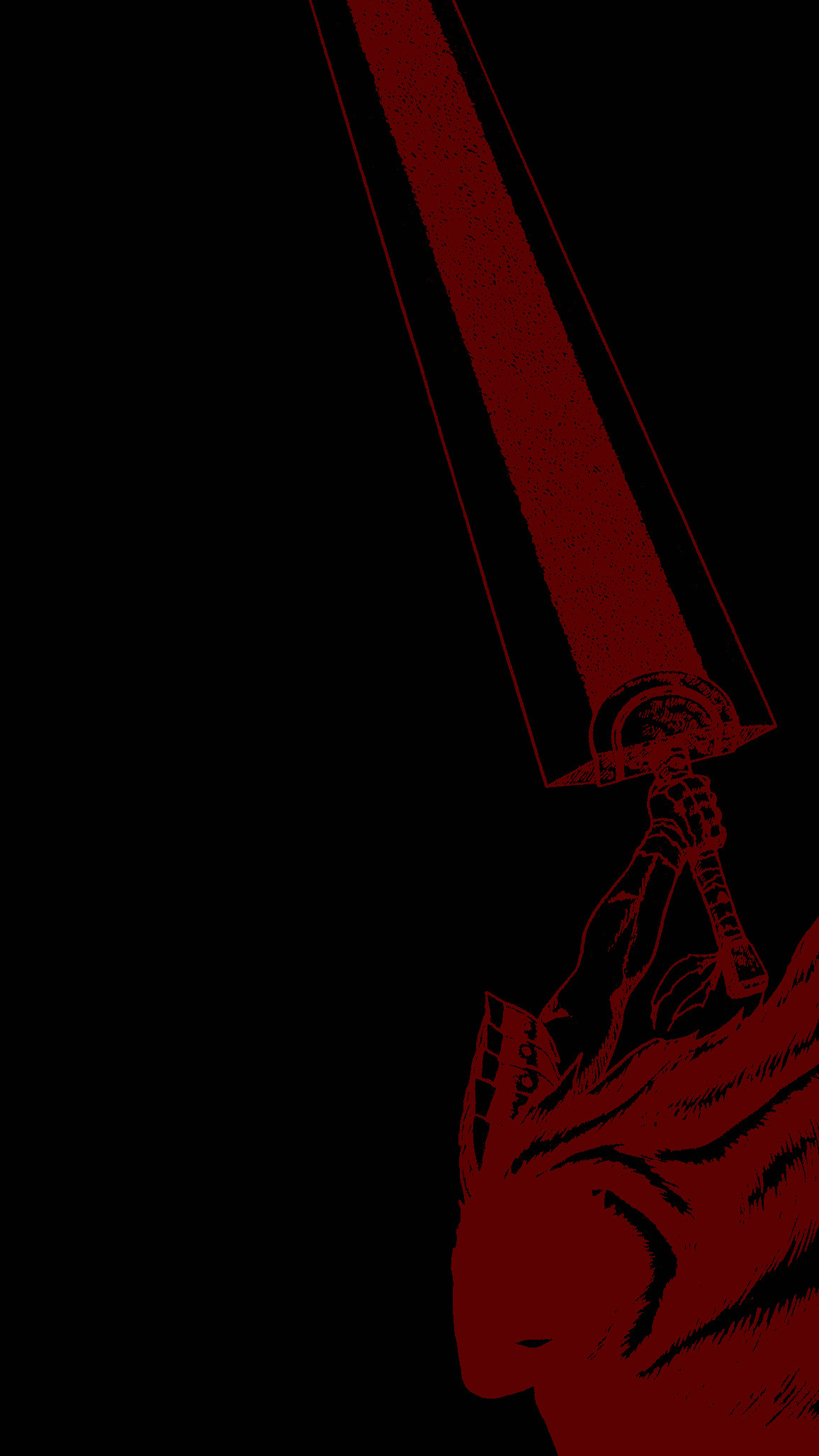 1160x2060 berserk iphone wallpaper, red, black, maroon, light, graphic design, Phone