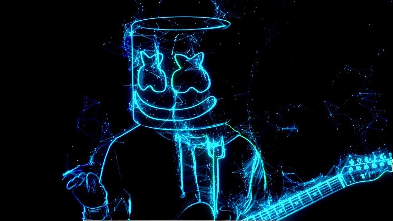 1280x720 Marshmello Background, Desktop