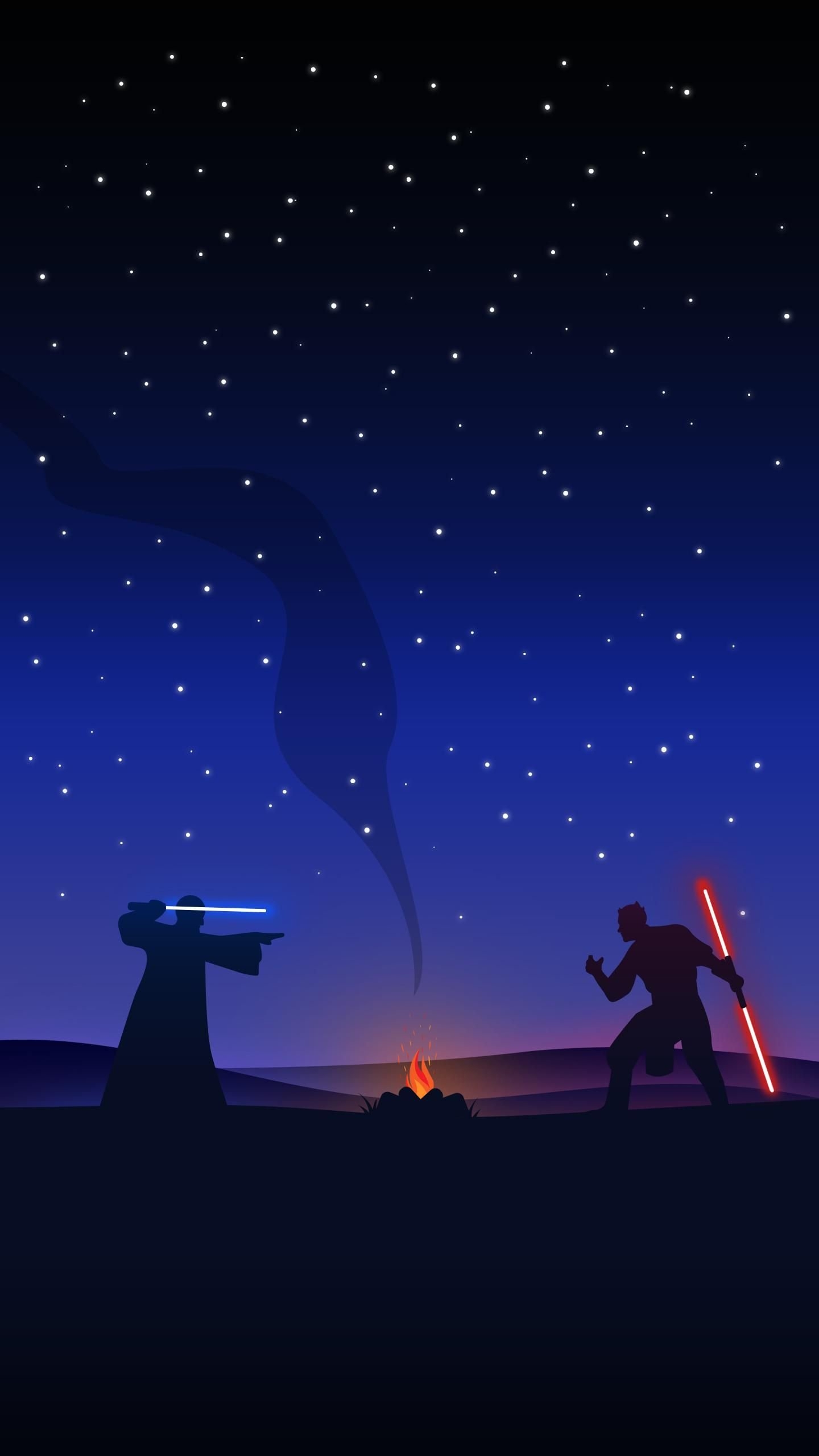 1440x2560 Star wars art Wallpaper Download, Phone