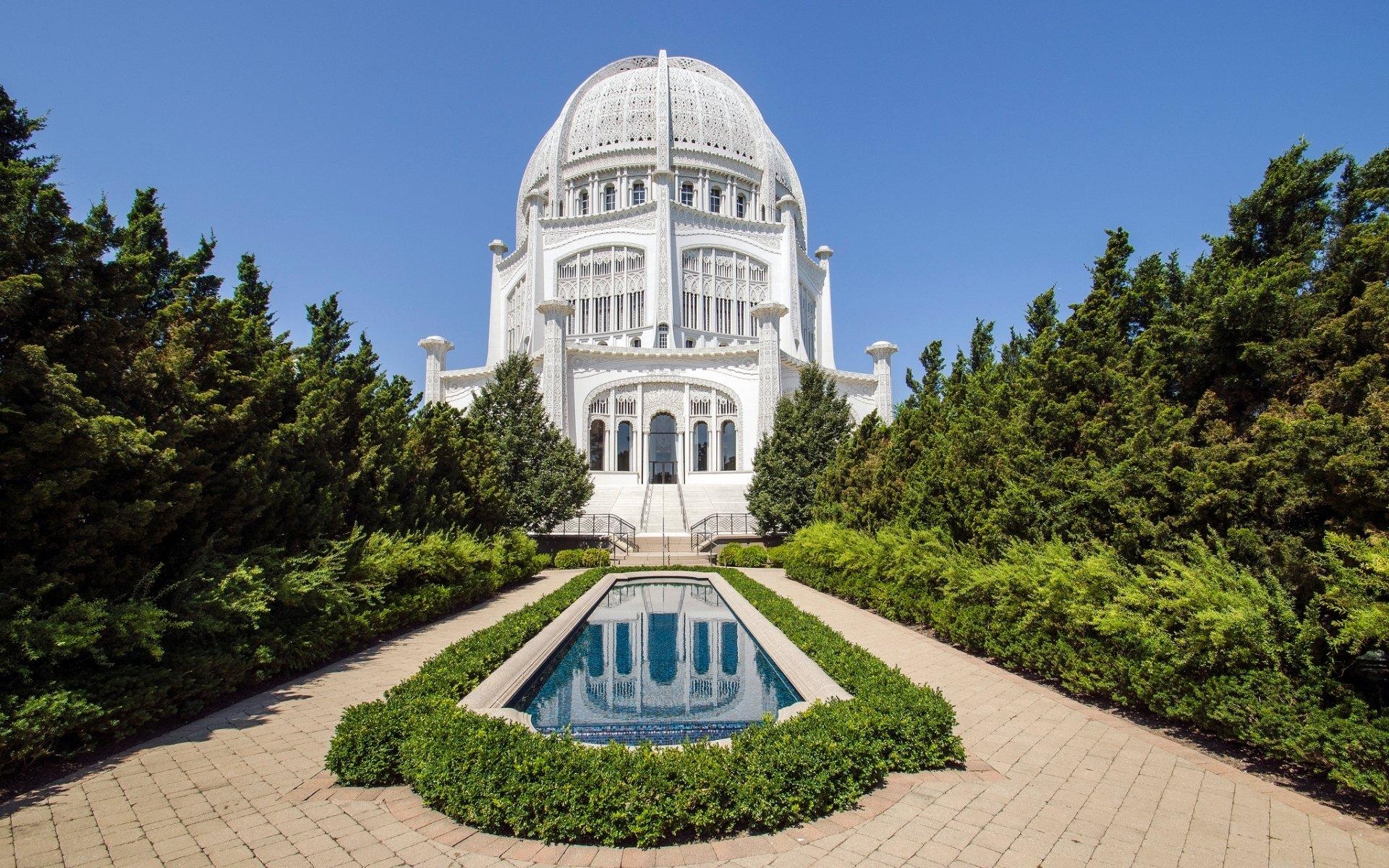 1920x1200 Baha'i Temple HD Wallpaper, Desktop