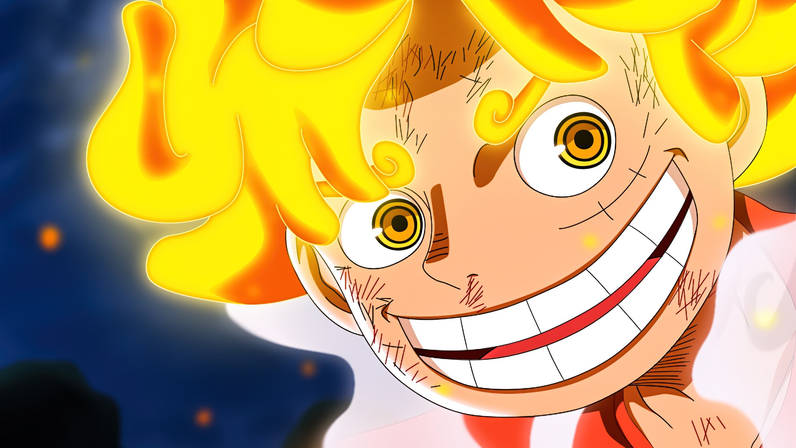 2560x1440 Luffy Boy, Sun God Nika, Desktop