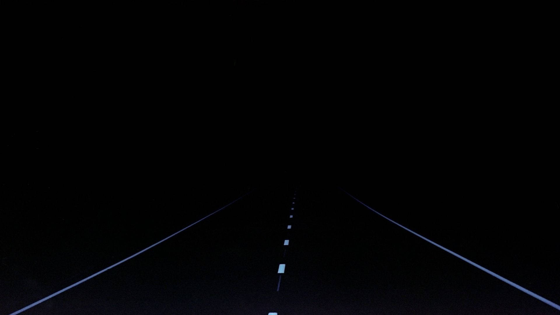 1920x1080 Download Minimal Dark Road Wallpaper, Desktop