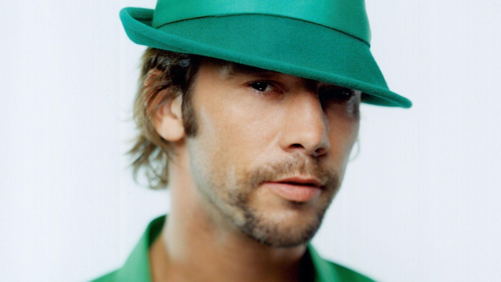 1920x1080 Download Wallpaper  jamiroquai, hat, face, look, bristle, Desktop