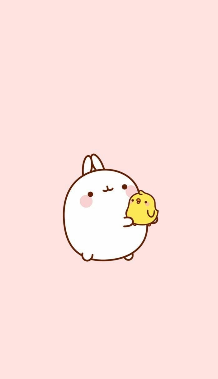 700x1220 Kawaii cute background wallpaper. Molang wallpaper, Kawaii wallpaper, Cute cartoon wallpaper, Phone