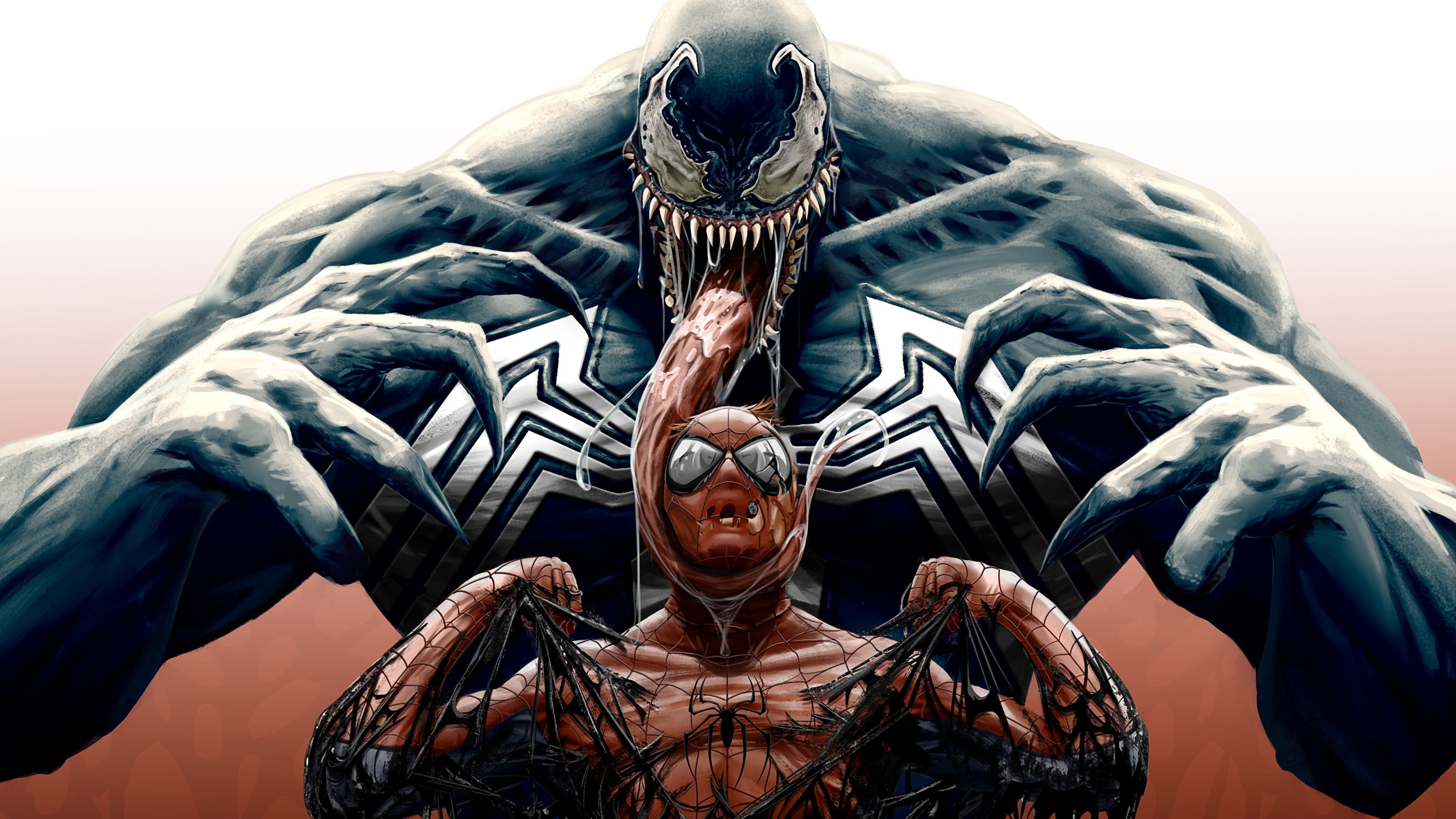 3840x2160 Wallpaper Spider Man, Venom, Marvel Comics, Superheroes, 4K, Creative Graphics / Editor's Picks,. Wallpaper For IPhone, Android, Mobile And Desktop, Desktop