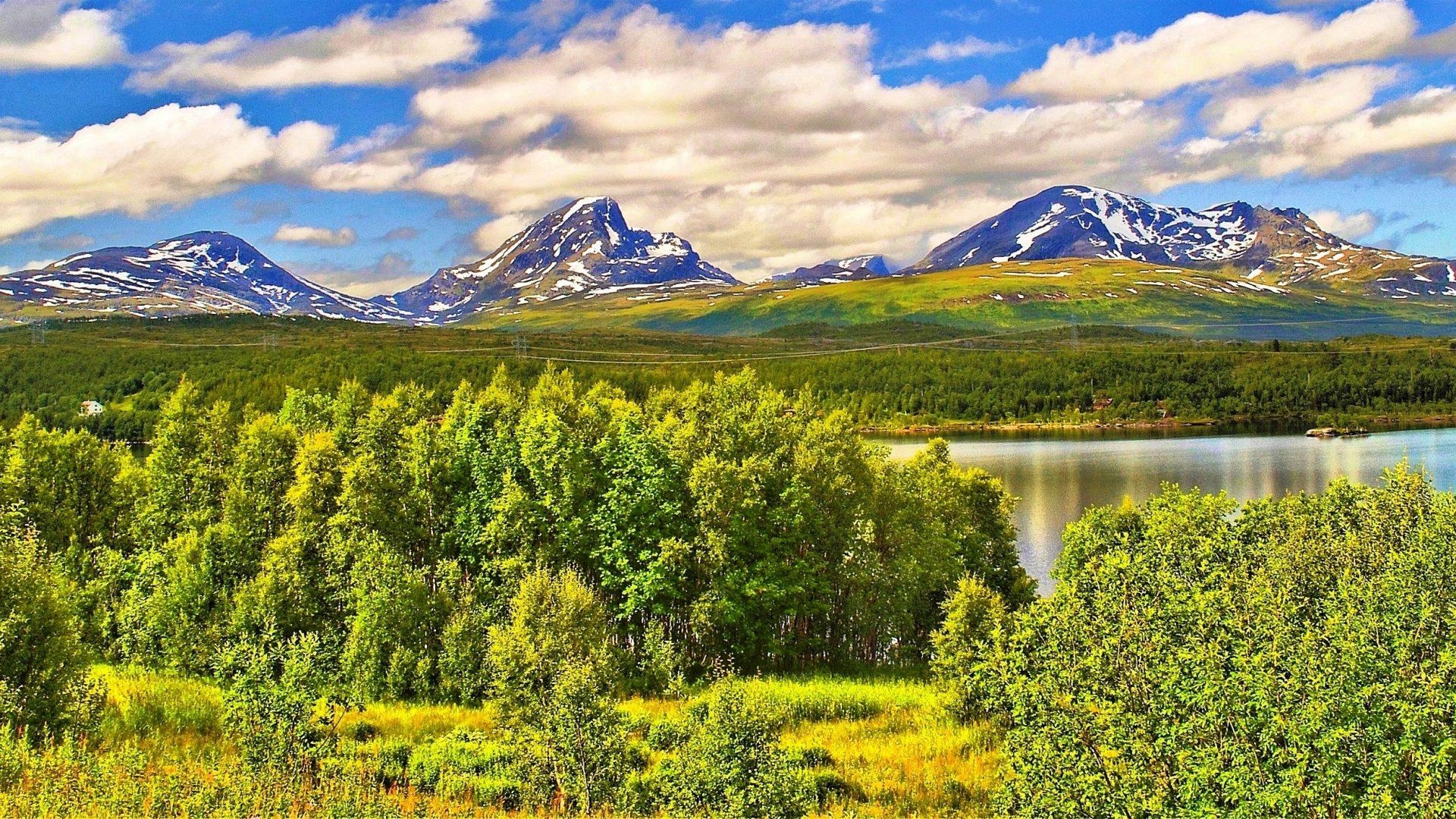 1920x1080 Tromso Tag wallpaper: Panorama Northern Norway Summer Artic Circle, Desktop