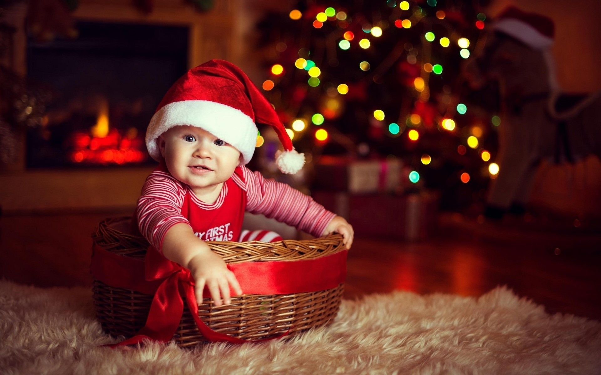 1920x1200 merry christmas wallpaper red baby Desktop Wallpaperk HD, Desktop