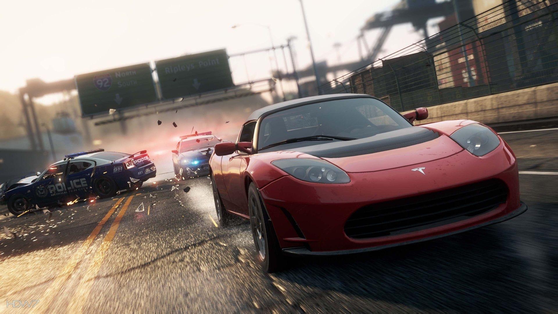 1920x1080 need for speed most wanted 2012 tesla roadster sport widescreen HD, Desktop