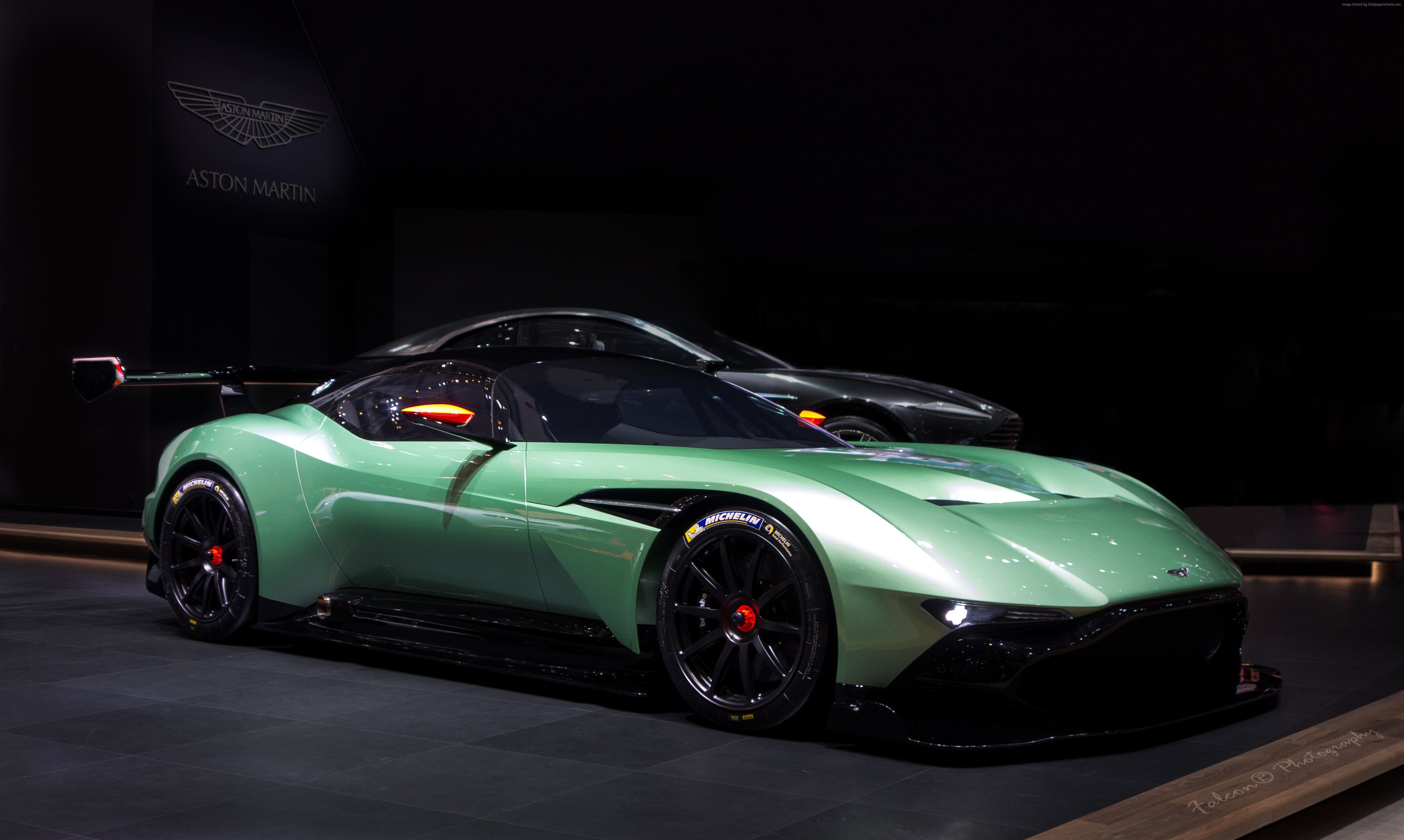 5450x3260 Wallpaper Aston Martin Vulcan, coupe, track only, green., Cars, Desktop