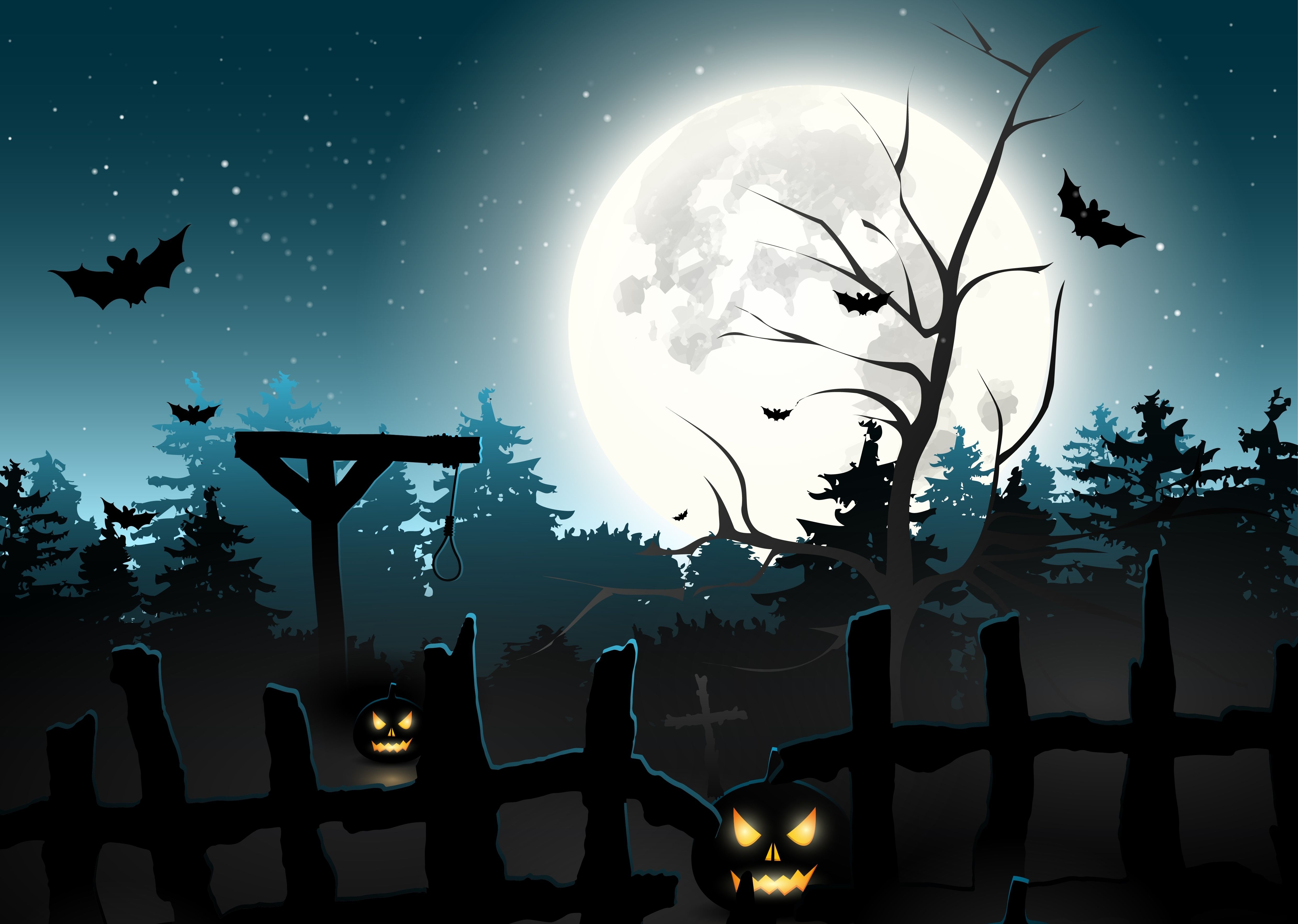 4970x3540 Holiday Halloween 4k Ultra HD Wallpaper, Desktop