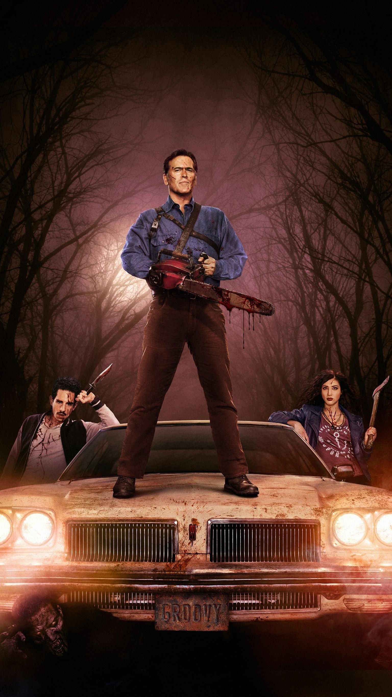 1540x2740 Ash vs Evil Dead Phone Wallpaper, Phone