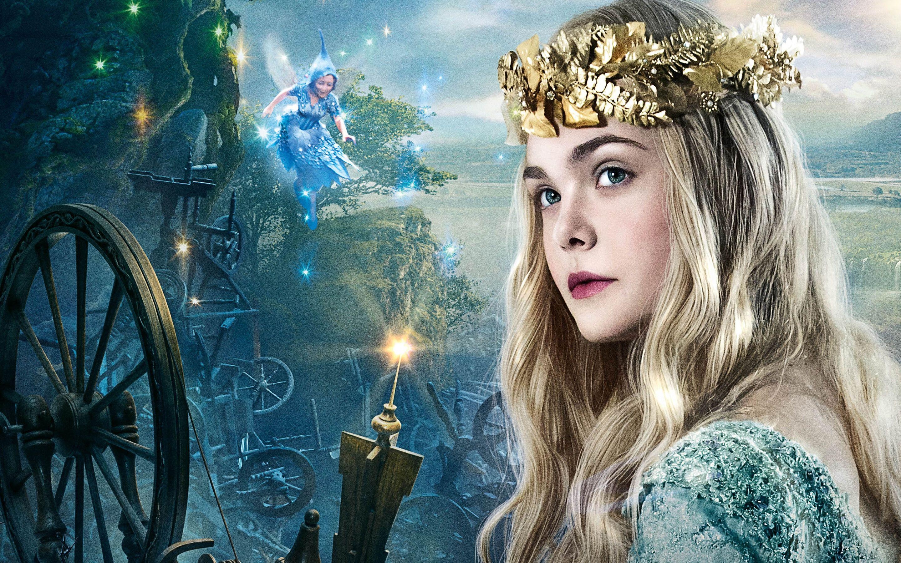 2880x1800 Elle Fanning As Princess Aurora In Maleficent Wallpaper, Desktop