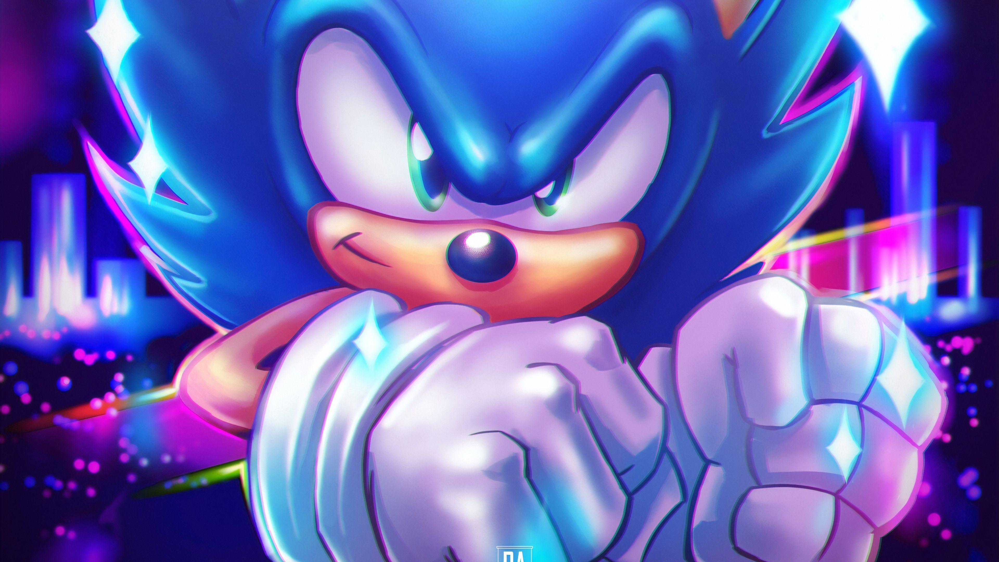 3840x2160 Sonic Wallpaper for Tablet, Desktop