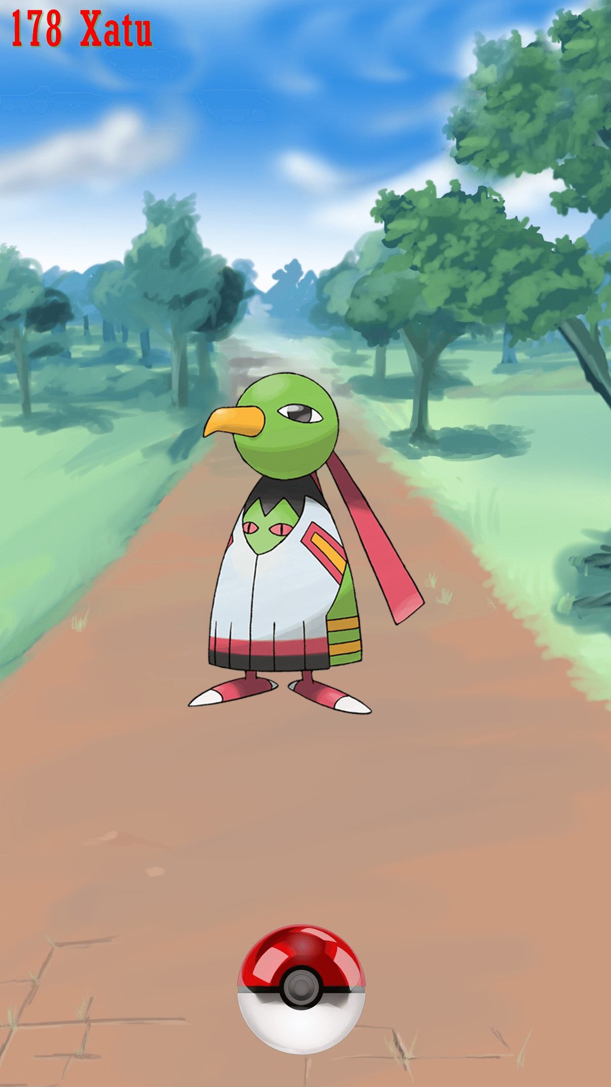 1250x2210 Street Pokeball Xatu, Phone