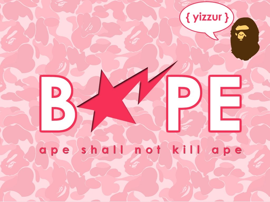 1030x770 BAPE Pink Wallpaper Free BAPE Pink Background, Desktop