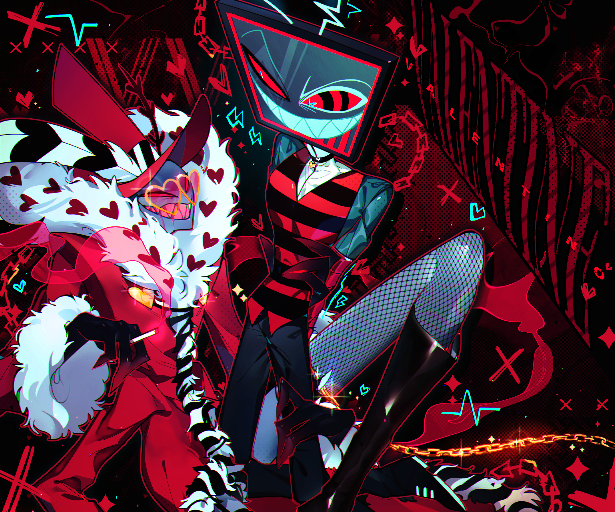 2020x1680 Vox (Hazbin Hotel) HD Wallpaper and Background, Desktop