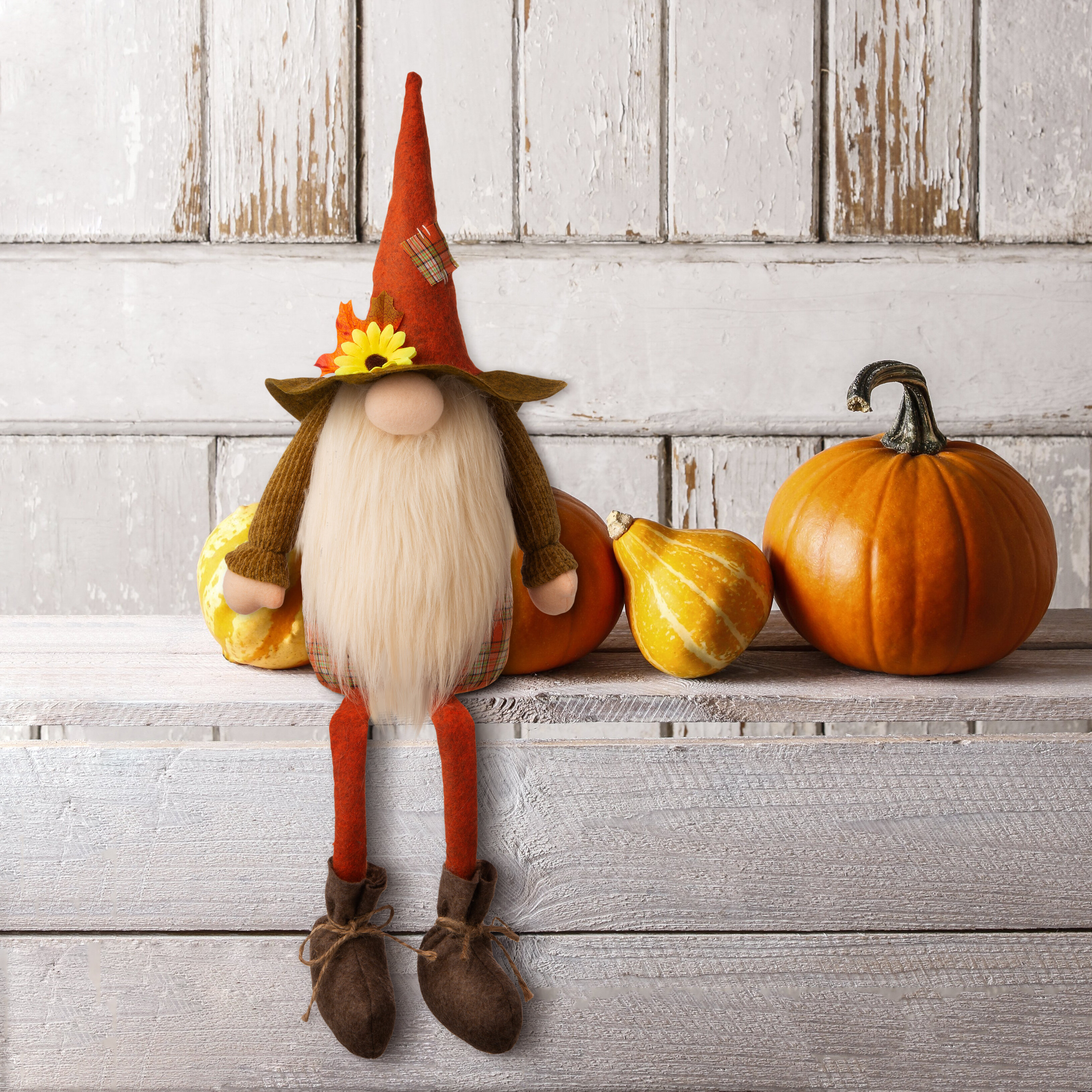 3260x3260 The Holiday Aisle® Fall Fabric Gnome Shelf Sitter Décor & Reviews, Phone