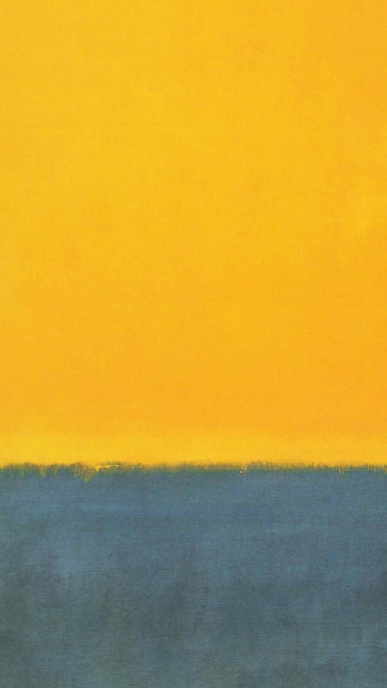 1250x2210 Classic Mark Rothko Style Paint Art Yellow 6 Plus Wallpaper, Phone