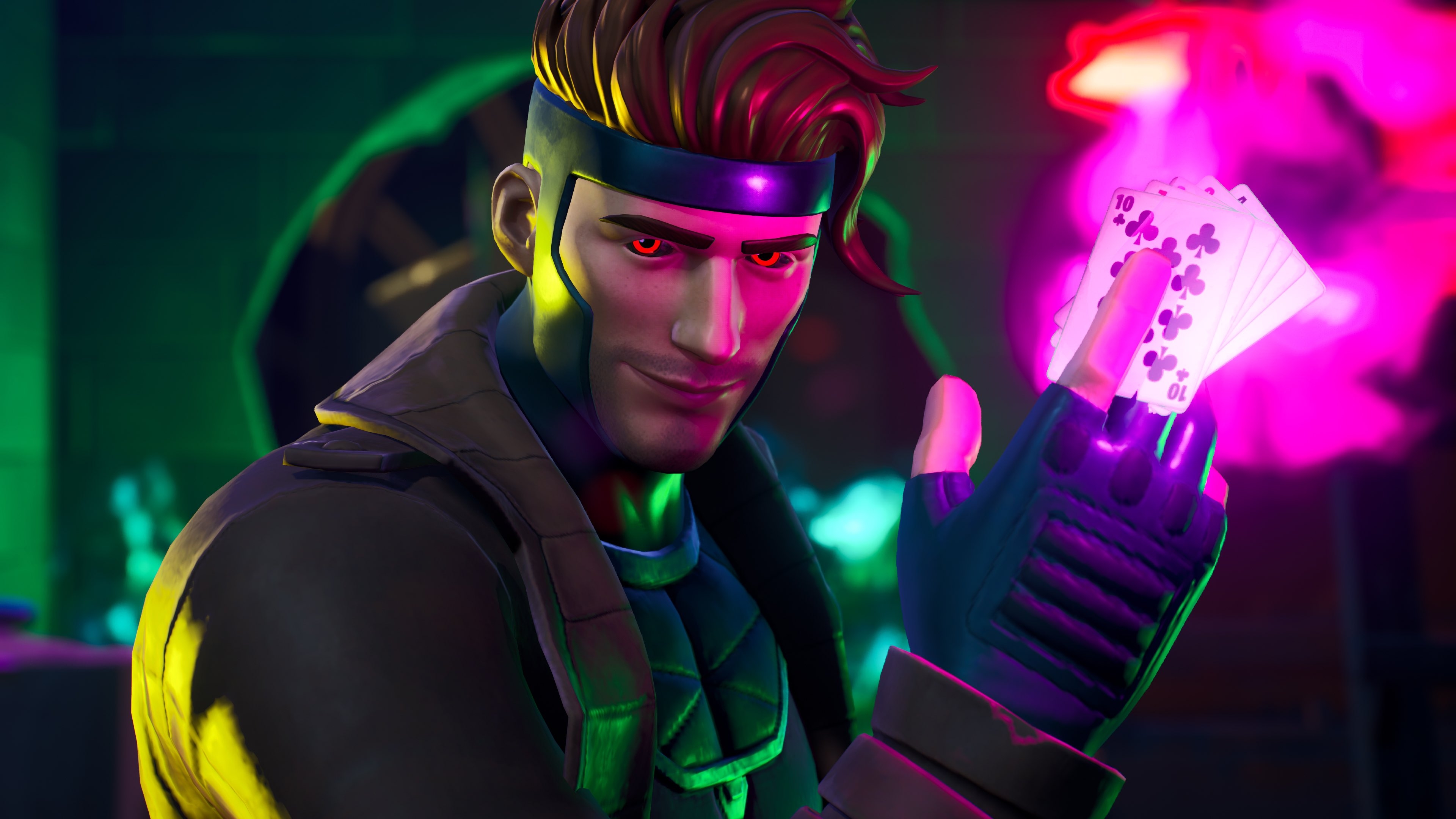 3840x2160 Gambit Fortnite wallpaper, Desktop