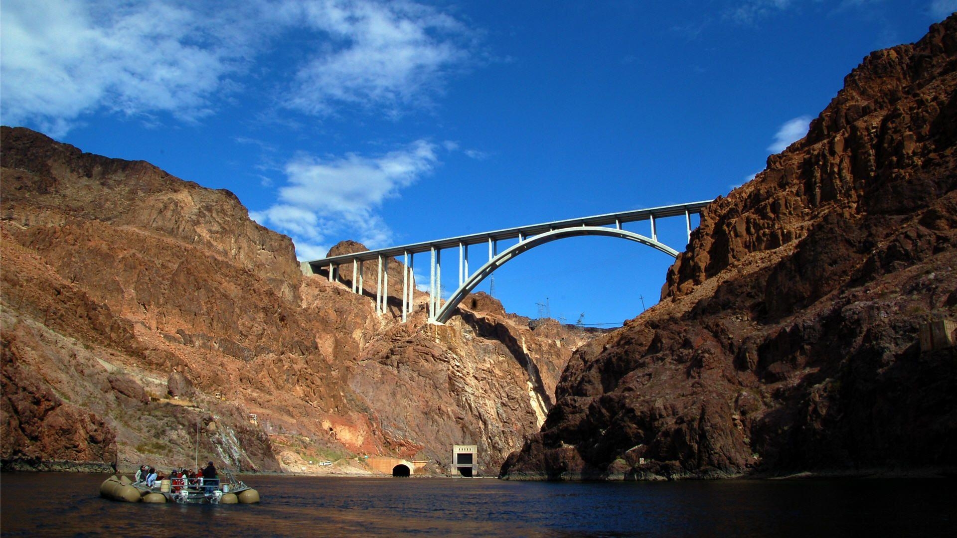 1920x1080 Hoover dam bypass bridge Full HD Wallpaper and Background, Desktop