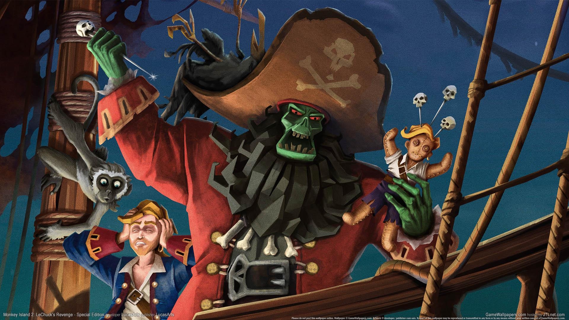 1920x1080 Monkey Island 2: LeChuck's Revenge Edition wallpaper or, Desktop