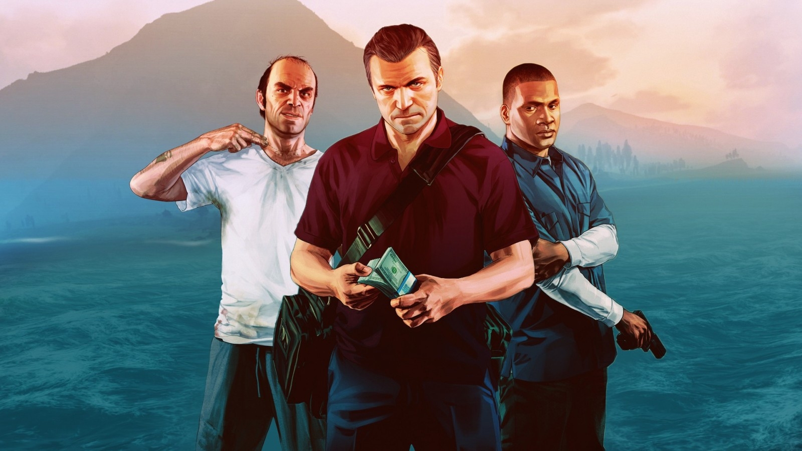 1600x900 #Trevor Philips, #Grand Theft Auto V, #video games, #Grand Theft Auto, #Franklin Clinton, #Michael De Santa, wallpaper. Mocah HD Wallpaper, Desktop