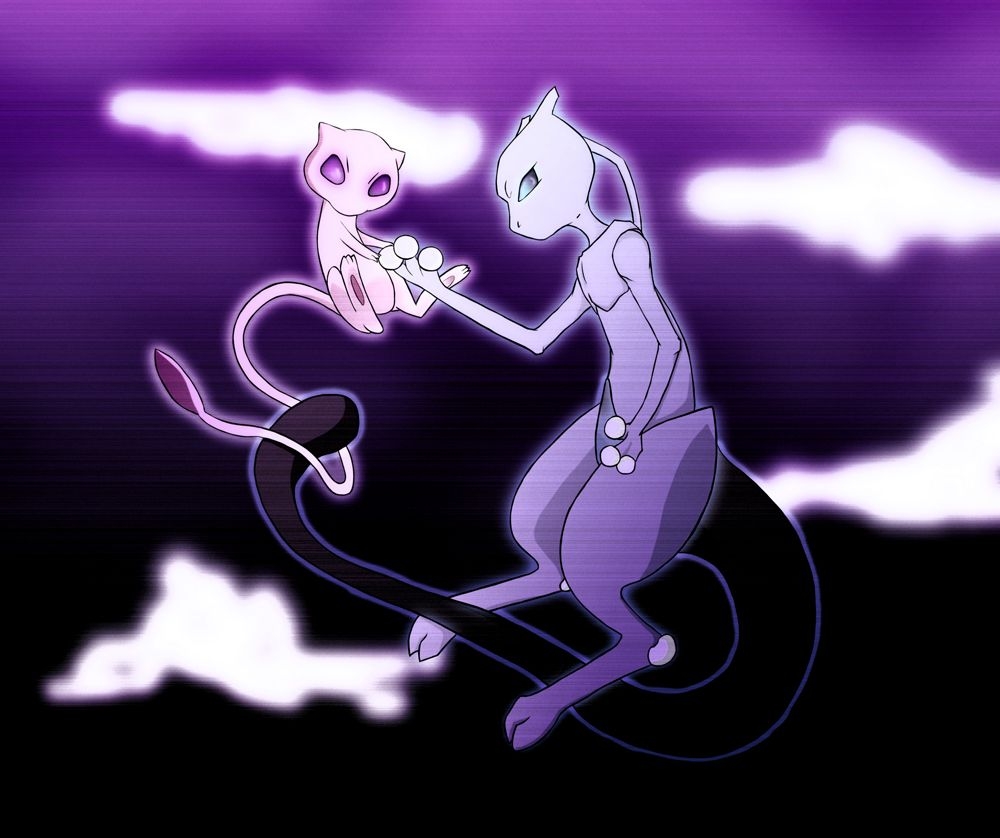 1000x840 Free download Pokemon Mew And Mewtwo Wallpaper Image Picture, Desktop