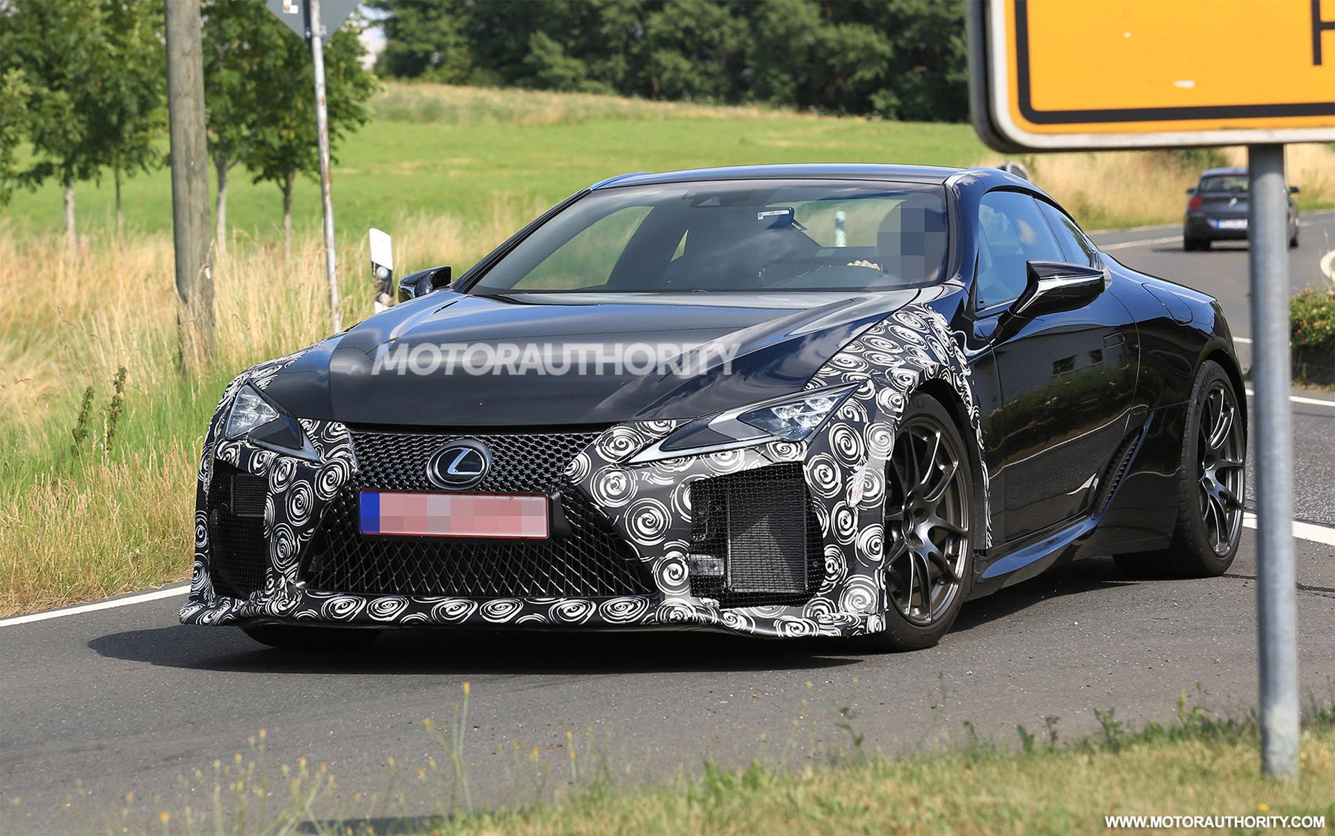 1920x1210 Lexus LC F spy shots, Desktop