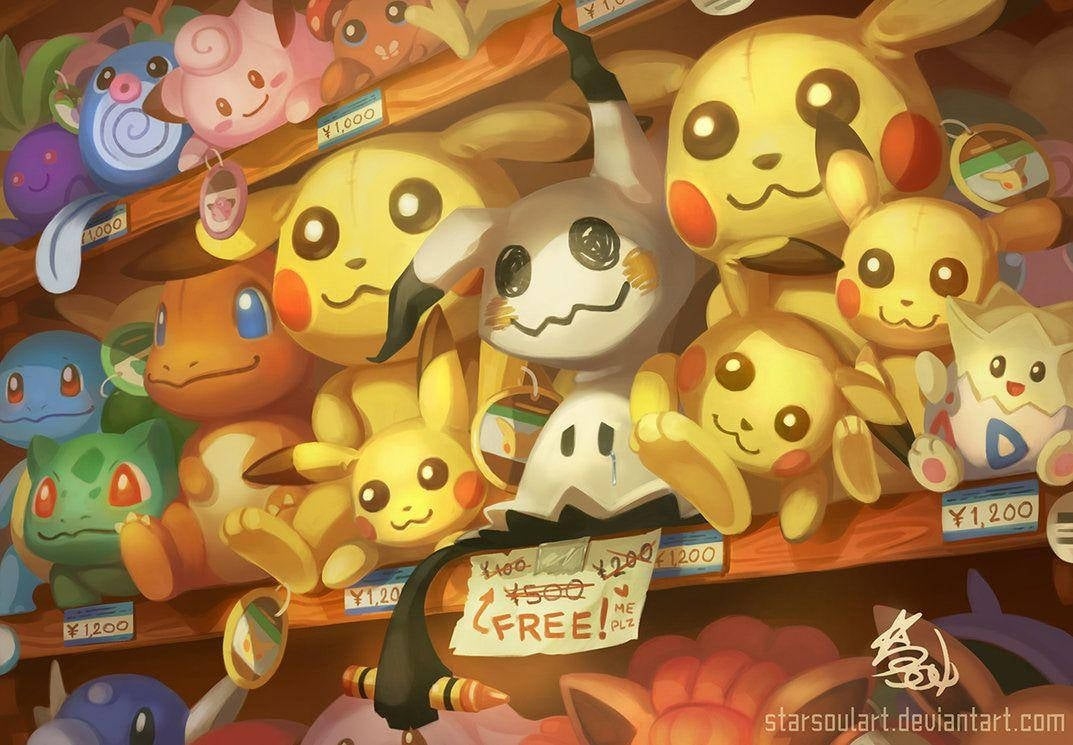 1080x750 Download pokemon pikachu stuffed animals, Desktop