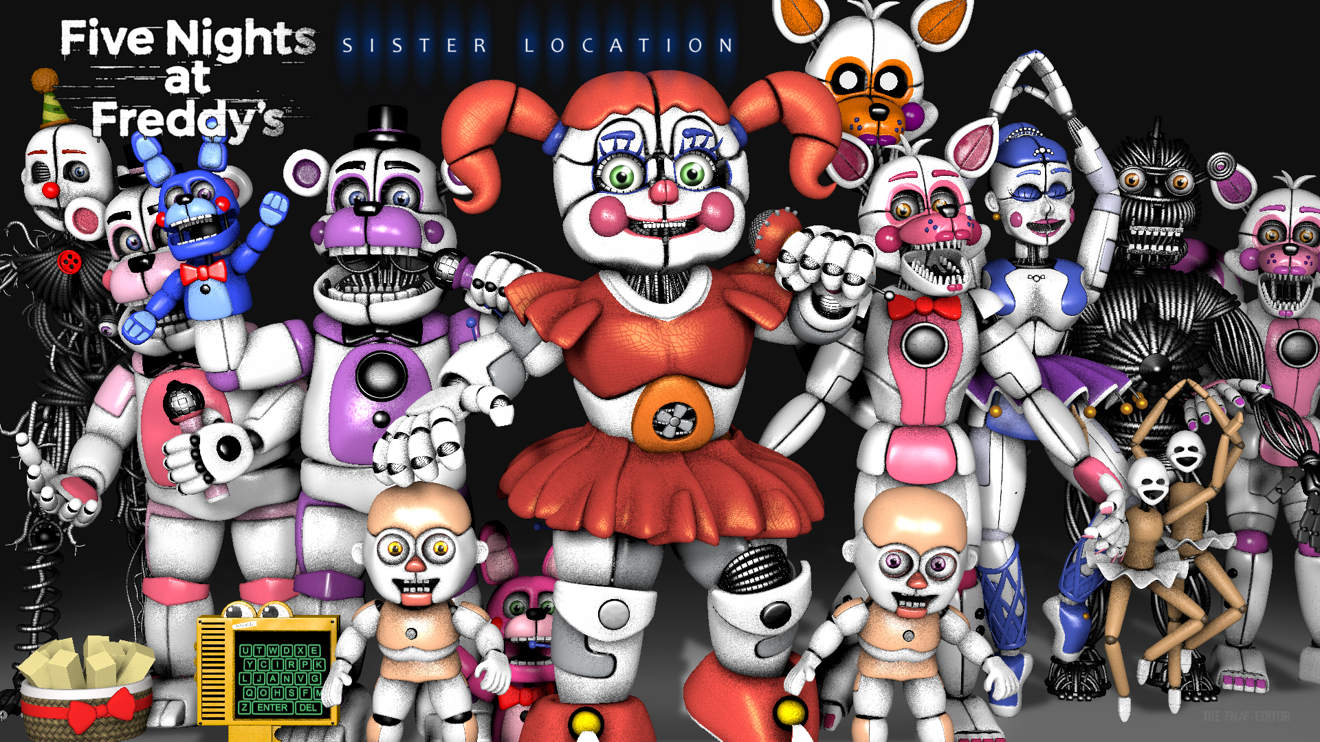 1920x1080 Five Nights at Freddy's: Sister Location Wallpaper Free, Desktop