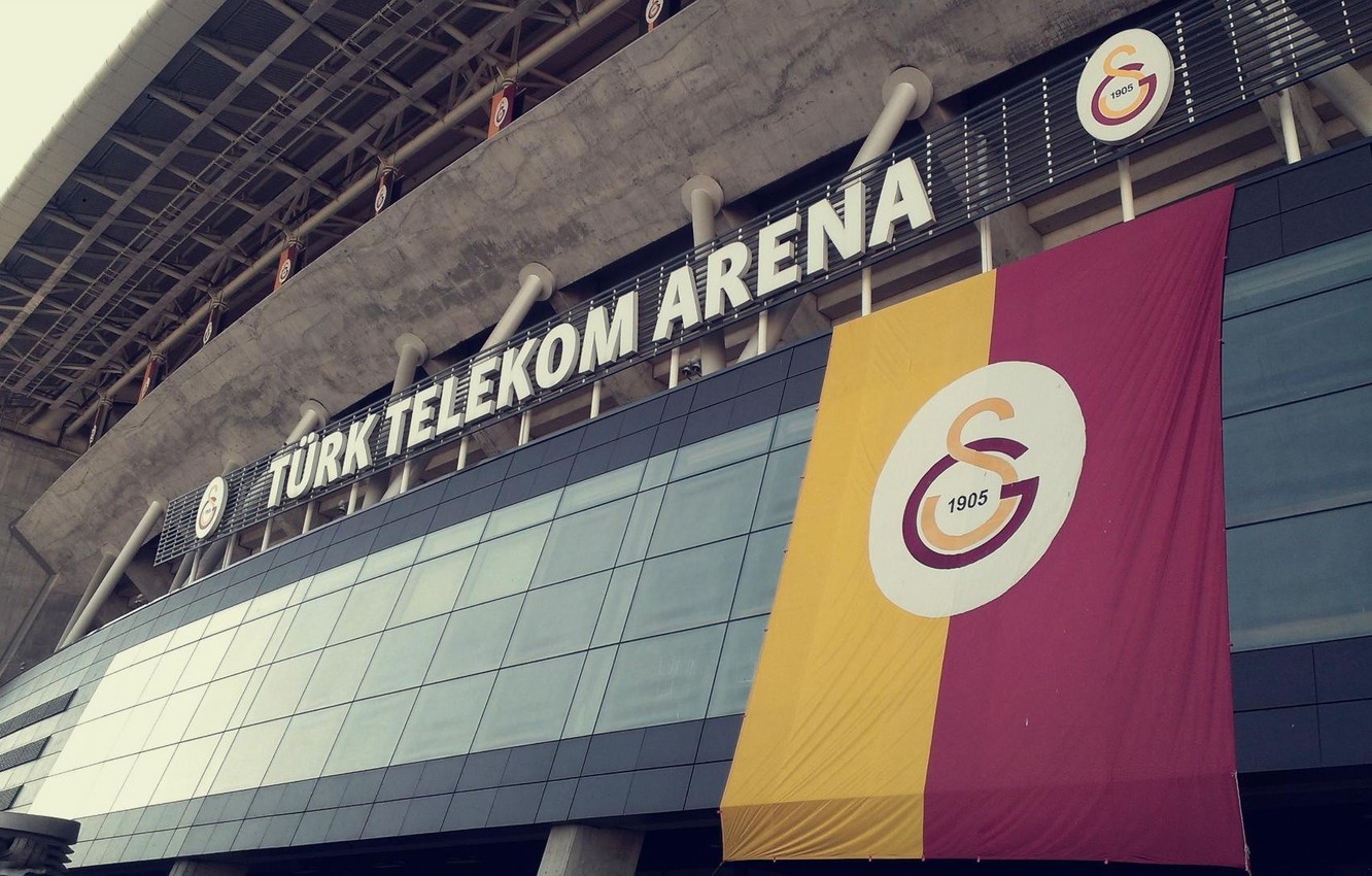 1340x850 Wallpaper wallpaper, sport, logo, stadium, football, Galatasaray SK, Turk Telekom Arena image for desktop, section спорт, Desktop