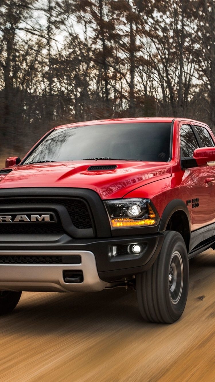 750x1340 Wallpaper Dodge Ram 1500 red pickup speed 2880x1800 HD Picture, Image, Phone