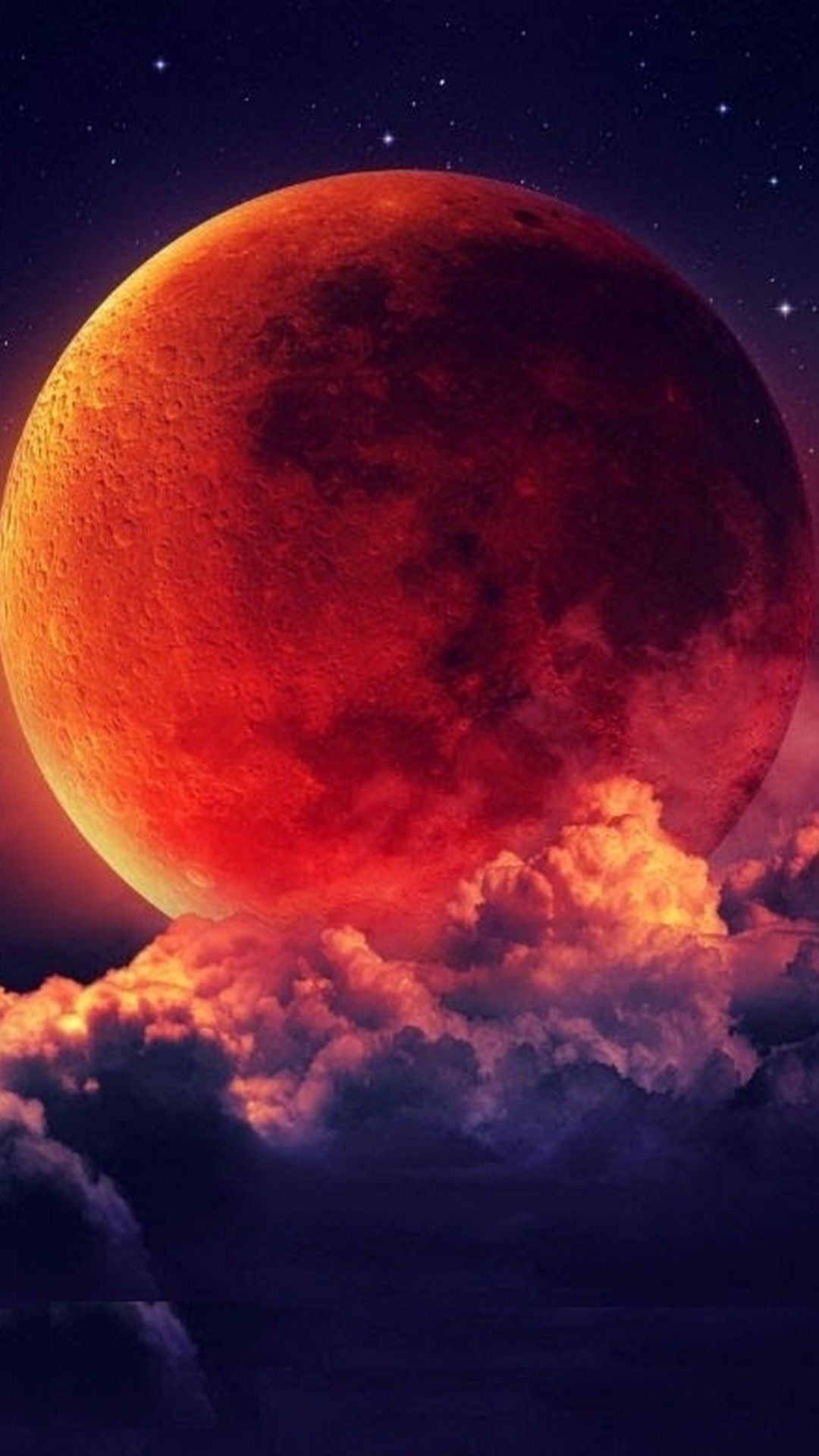 1080x1920 Blood Moon Wallpaper iPhone, Phone