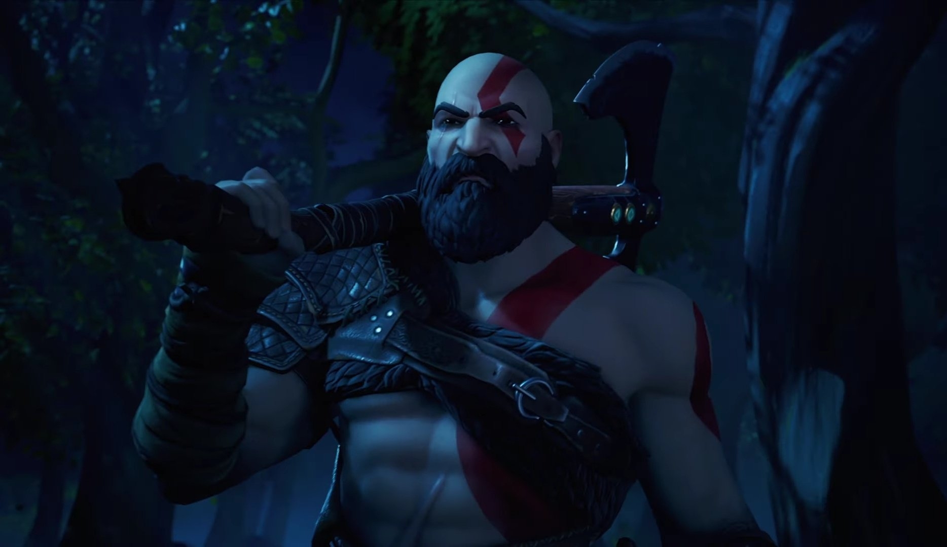 1870x1080 Kratos Fortnite wallpaper, Desktop