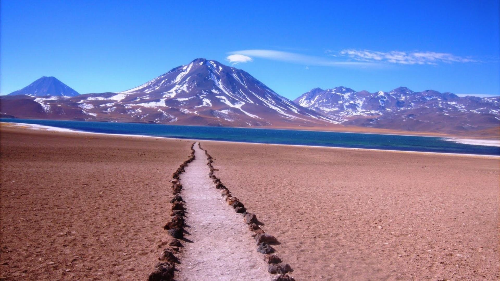 1920x1080 Andes atacama desert chile laguna miscanti clouds wallpaper, Desktop