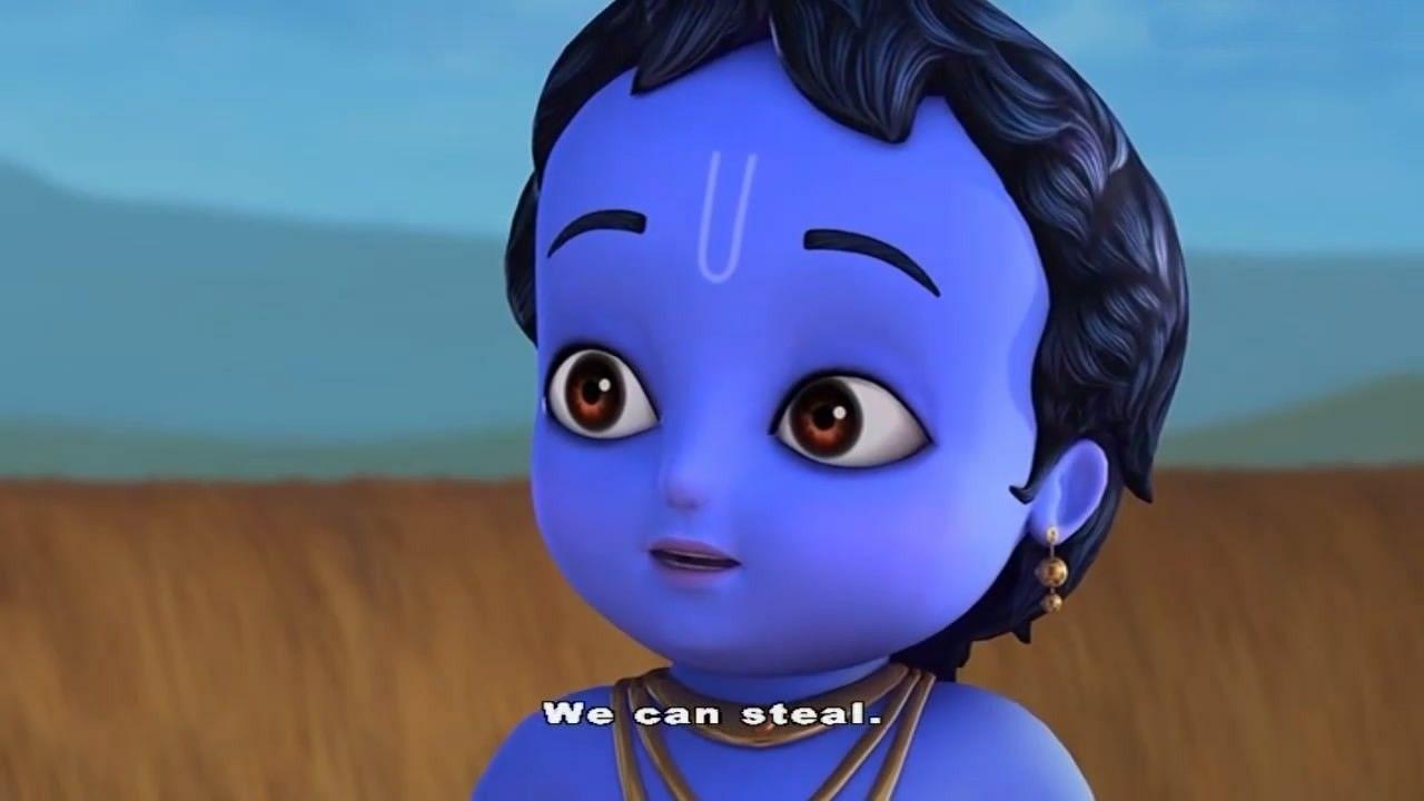 1280x720 Little Krishna Quotes Wallpaper 00825, Desktop