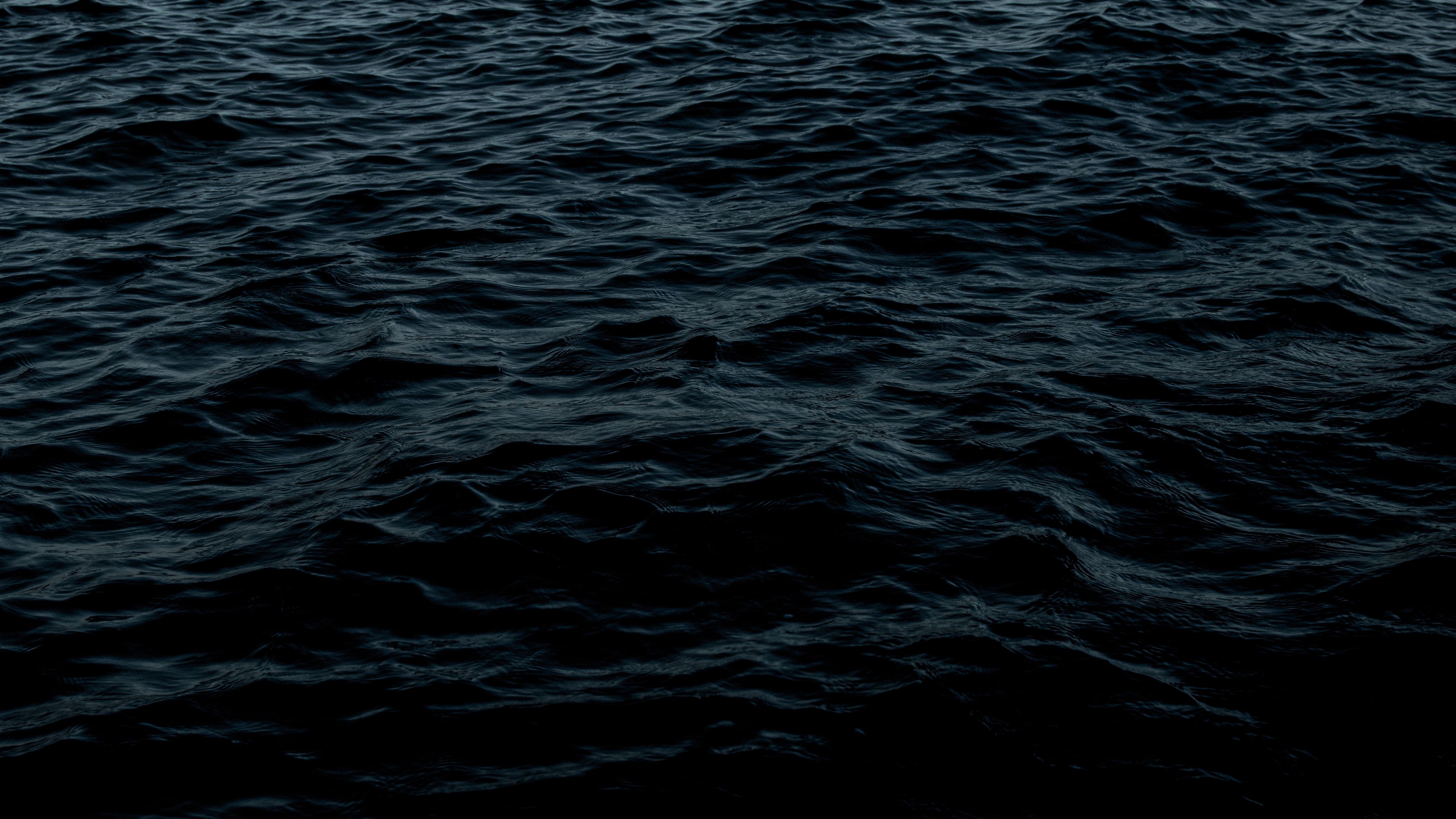 3840x2160 Download wallpaper  waves, dark, water, ripples 4k uhd 16:9 HD background, Desktop