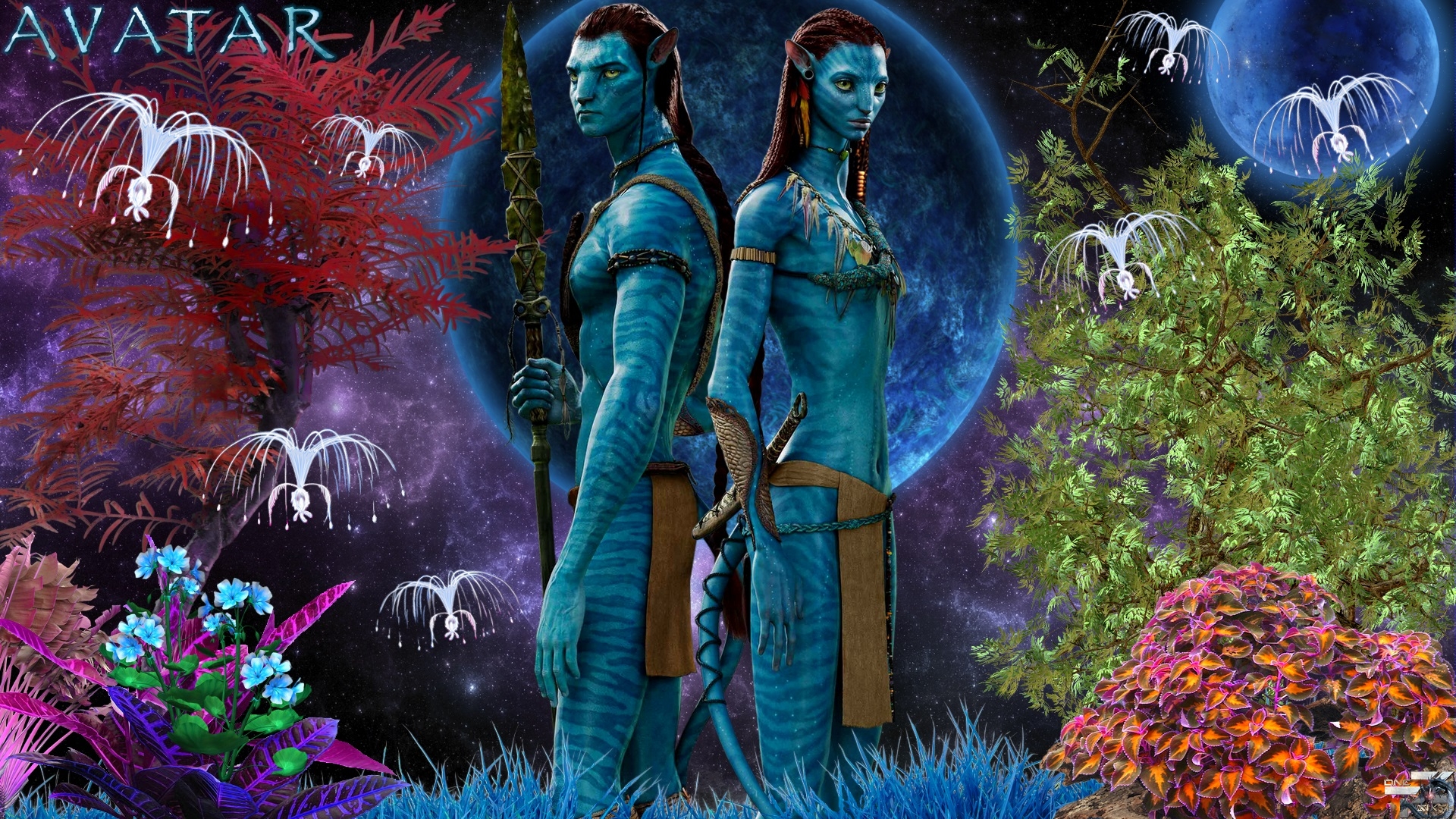 1920x1080 Desktop Wallpaper Avatar Aliens Jake Sully, Neytiri 2, Desktop