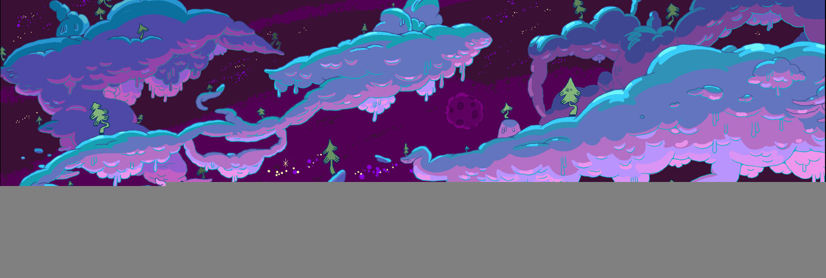 1640x550 Lumpy Space, Dual Screen